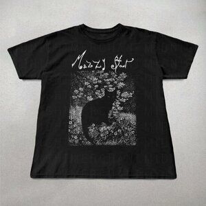 Mazzy Star Cat T-Shirt | 90s Alternative Rock Indie Graphic Tee